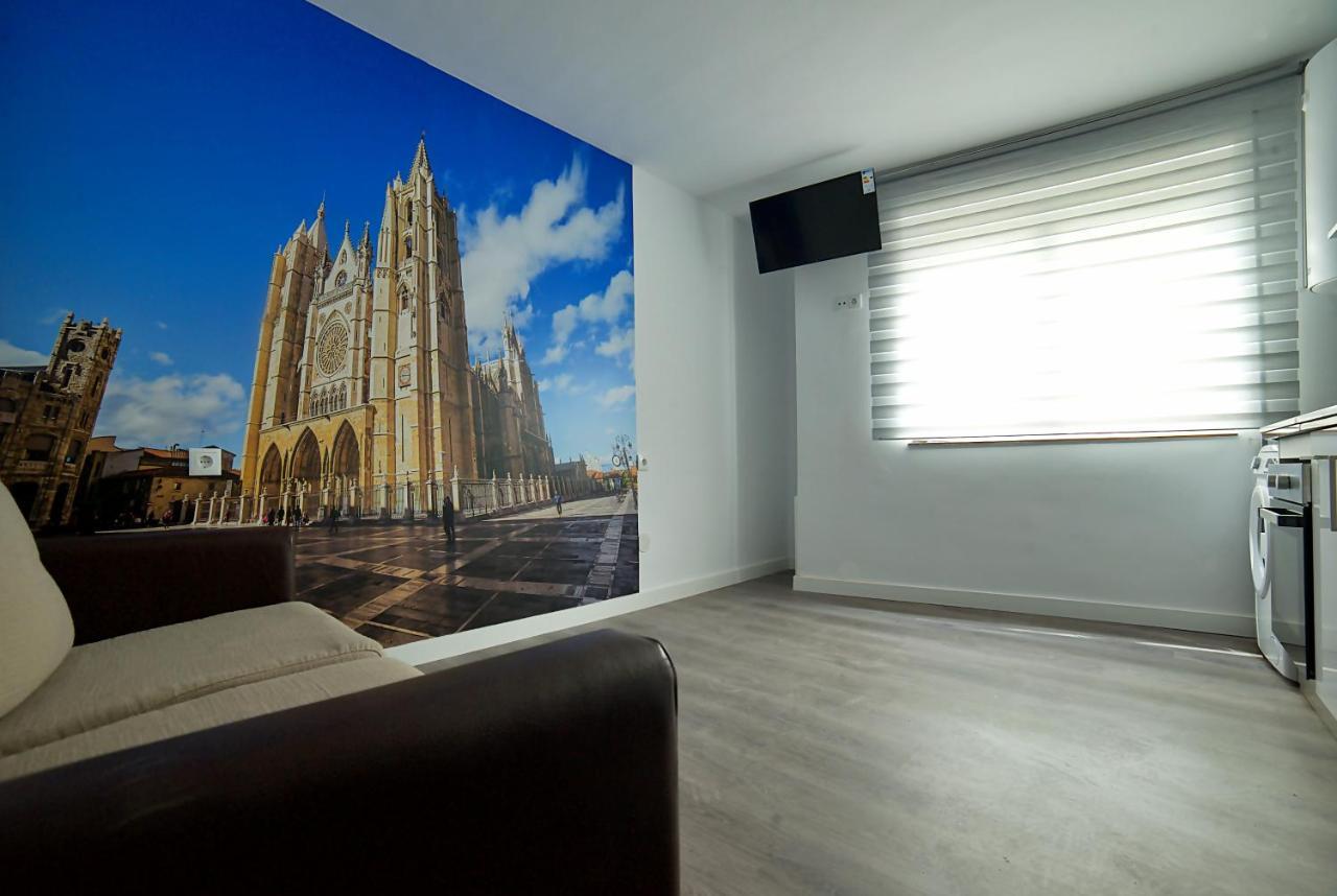 Apartamentos Barrio Humedo Catedral 2 莱昂 外观 照片